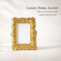 Picture Frame for Living Room, Resin Material Photo Frame, Vintage Aesthetic Picture Frame, Photo Frame for Bedroom Display