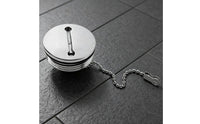 Yacht Petrol Cap with Chain Rustproof Stainless Steel Deck Fill Rust-Resistant Cap Resistant Marine Tank Cover