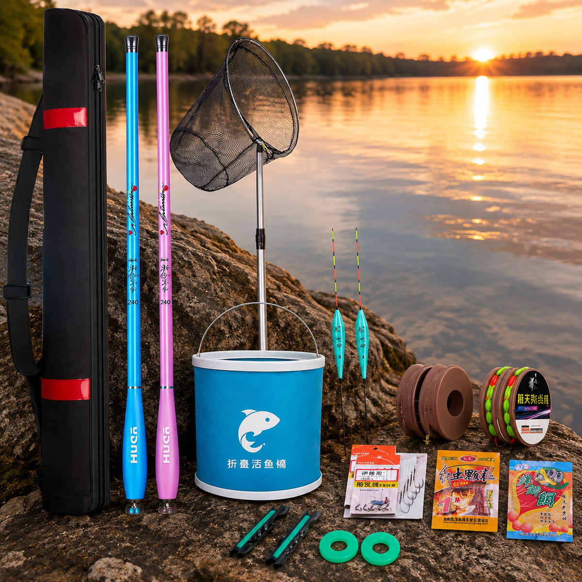 fishing rod set