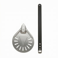 Perforated Pizza Peel Aluminum Cooking Flat for Home Cooks