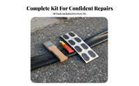 Inner Tube Cold Repair Piece Set Widely Compatible Bike Inner Tube Repair Piece Kit High-Viscosity Glue Vehicle Maintenance Supplies