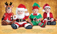 Christmas Baby Snowman Romper Set Long Sleeve