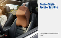 Breathable Mesh Viscoelastic Foam Headrest, Universal Fit, Neck Support, Comfortable for All Seasons