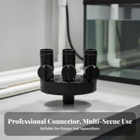 3 Way Hose Splitter Leak-Resistant Barbed Triple Connector Easy Installation Multi-Outlet Water Distributor for Pond Owners, Gardeners, Water Feature
