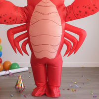 Inflatable Costume Funny Costume with Huge Pincers Colorful for Adults, Parties