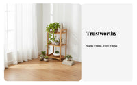 Multi-Tier Plant Stand Floor-Standing Multitier Plant Holder Space Saving adaptable Use for Decorators, Gardeners, Home Corner