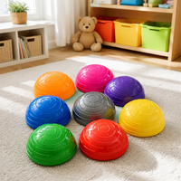 8-Piece Set Balance Pods, 16cm PVC Exercise Equipment for Balance Training, Coordination Training & Physiotherapy, Non-Slip with Studded Surface