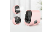 Desktop Mini Air Cooler Quiet Cooling Fan Slim for Office, Bedside Table