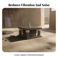 Noise Reduction Air Shock Absorber High Load Capacity Air Damper Mount Long-Lasting Pneumatic Vibration Isolator Easy Installation for Maintenance Technicians, Factory Workers, Mechanics, Production Lines, Workshops, Manufacturing Plants, Factories