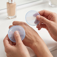 Silicone Makeup Sponge for Foundation, BB Cream, Sunscreen - Ultra Soft Jelly Blender, Wet & Dry Use
