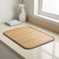 Pet Cooling Mat Double-Sided Rattan Bamboo Summer Pad for Cats and Dogs