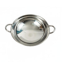 Cooking Pot with Lid Stainless Steel Mini Hot Pot Anti-Overflow Design Kitchenware for Home Dining