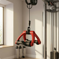 Row Handle Cable Attachment Ergonomic V Bar Attachment Swivel Rowing Handle for Fitness Enthusiasts