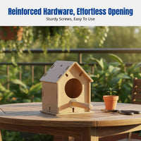 Parrot Breeding Box, Wooden Bird Shelter, Nesting Villa, For Budgerigar, Cockatiel, Finch, Multiple Choices