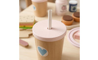 Pretend Pretend Tea Set Early Learning Wooden Picnic Set Smooth Children's Playset for Young Children, Kids