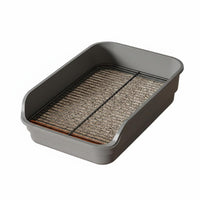 High Sided Indoor Dog Potty Mesh Grate Dog Potty Pan Easy to Pet Hygiene Supplies Anti-Splash for Large Dogs