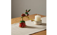 Long Handle Candle European Appearance Long Handle Candle Wick Smotherer Hand-Painted Wick for Collectors, Wedding