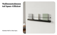 Space-Saving Picture Ledge Shelf Minimalist Design Floating Picture Ledge Strong Load-Bearing Mounted Bookshelf Easy Installation for Apartment Dwellers, Interior Designers, Living Room, Bedroom, Hallway, Nursery