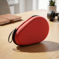 Table Tennis Racket Case Zippered Case with Hand Strap Portable for Travel