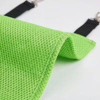 Cat Hammock with Metal Hook Attachment, Breathable Material Hanging Cat Bed, Hammock Style Indoor Resting Place, Cat Cage Hammock for Kitten Use