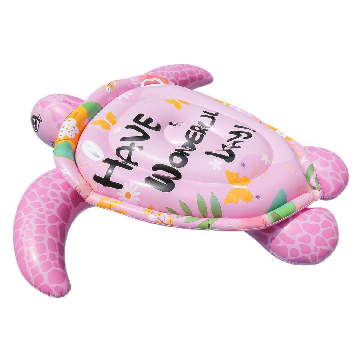 Turtle Floating Inflatable Pool Lounger Giant Turtle Pool Lounger Inflatable Water Lounger Sturdy Lightweight for Adults, Beach