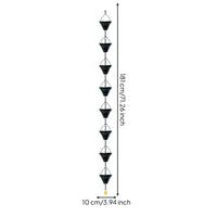 Rain Chain Multi Color Metal Rain Chain Functional Rainwater Catcher
