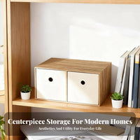 Desktop Drawer Unit Multi-Purpose Organizer Box Space-Saving for Desk, Hobbyists