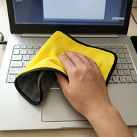 600 GSM Car Drying Towel and Coral Fleece Microfibre Cleaning Cloth, Microfibre Cleaning Cloth for Cleaning Cloths, Pet Grooming and Home Use