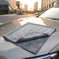 Suede Coral Fleece Car Drying Towel Microfibre Towel, 90 GSM Car Drying Towel and Microfiber Cloths, Dual-Sided Lint Cleaning