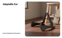 Foldable Guitar Stand Stable Structure Triangular Guitar Stand Anti-Scratch Padding Portable Instrument Holder for Studio
