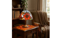 Stained Glass Lamp Shade Handcrafted Lighting Decorative for Home Stylists, Living Room