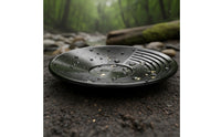Set Riffled Gold Pan PP Prospecting Gear Black