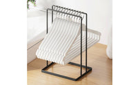 Metal Hanger Storage Rack Clothes Hanger Storage Rack Wrought Metal Wardrobe Organizer for Balcony