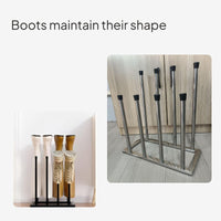 Stainless Steel Shoe Rack, Waterproof Tall Organizer Storage