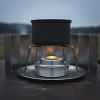Portable Cooker Compact Design Mini Spirit Burner Windproof Outdoor Gear for Backpackers