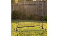 Black Soccer Rebound Net Reinforced Edges Soccer Training Net Mesh Athletic Gear Hand-Finished