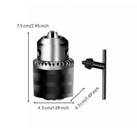Keyed Chuck Ergonomic Chuck with Key Anti-Rust for Drilling, DIYers