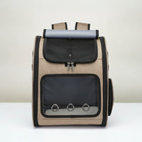 Pet Carrier Backpack with Window Breathable Pet Carrier with Transparent Window Lightweight Cat Backpack for Commuting