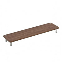 Wooden Screen Stand Sturdy Wood Screen Riser Space-Saving Desktop Display Stand