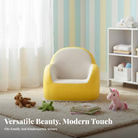 Skin-Friendly Material Kids Mini Sofa Thickly Padded Upholstered kids' Armchair Stable and Sturdy Soft Foam Toddler Chair Easy to Clean for Toddlers, Babies, Preschoolers, Playroom, Kindergarten, Nursery, Preschool