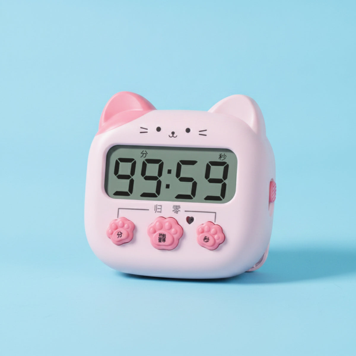 Countdown Clock Desk Timer with Stand Large Display Alarm Clock Silent Classroom Timer Magnetic Back for Student Study Cooking Office Suitable for Children Adults Home Work