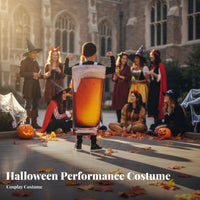 Funny Beer Bottle Suit for All Genders Beer-Themed Tunic Eye-Catching Food and Drink Outfit Fun Design for Party-& Attenders, Teenagers, Halloween Parties, German Beer Festival, Promotional Events, Stage Performances