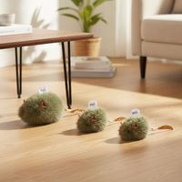 Interactive Electronic Squeaky Mouse Cat Toy for Indoor Play
