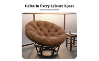 Hanging Swing Seat Cushion Soft Textile Round Hanging Basket Chair Cushion for Balcony, Living Room