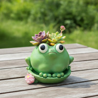 Plant Planter Cute Frog Planter Whimsical for Gardeners