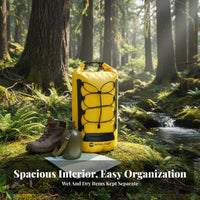 Waterproof Chiller Backpack Sturdy Insulated Dry Bag Backpack Insulated Dry Bag Lightweight Outdoor Gear Foldable for Boating
