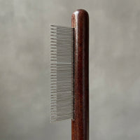 Cat Brush and Pet Hair Remover for Shedding, Professional Grooming Tool with Fine Teeth, Cat Comb for Long Haired Cats, Cleaning Device