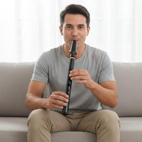 C Key Beginner Saxophone Compact 8-Hole Saxophone Easy to Learn Wind Instrument for Beginners, Travel