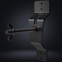 Spare Tire Bracket with Hardware Wall-Mounted Tire Carrier Bracket Secure Black for Trailer Owners, Enclosed Trailers