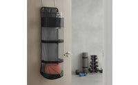 Over the Door Organizer with Zippered Pockets Heavy-Duty over-the-Door Organizer for Athletes, Home Gym, Garage